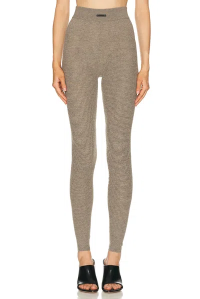 Essentials Waffle Legging In Purple