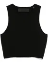 Essentials Black Rib Tank Top In Black