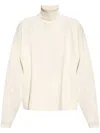 Essentials Waffle Turtleneck Sweater In Neutrals