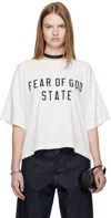 Essentials ホワイト ボクシー Tシャツ In White