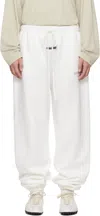 Essentials Drawstring Waist Sweatpants In White