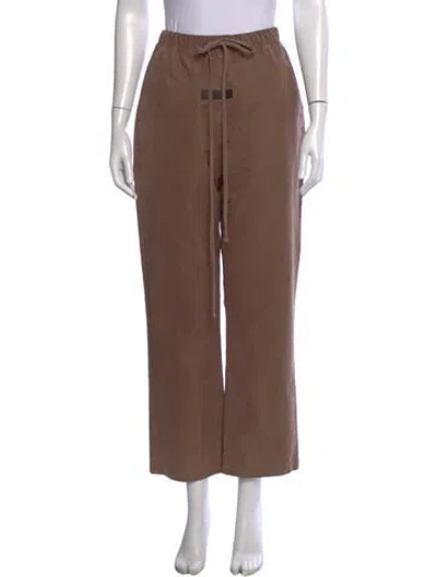 Pre-owned Essentials Wide Leg Pants In Brown