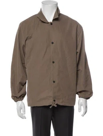 Pre-owned Essentials Windbreaker In Brown