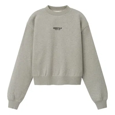 Essentials (wmns) Fear Of God  Classic Crewneck Sweatshirt 'warm Heather' In Gray