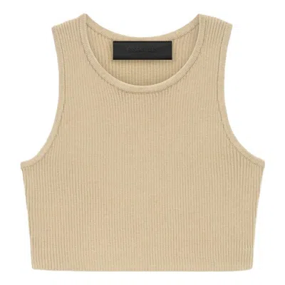Essentials (wmns) Fear Of God  Fw23 Sport Tank 'gold Heather' In Brown
