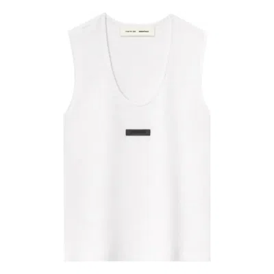 Essentials (wmns) Fear Of God  Soft Rib Knit Tank 'cloud White'