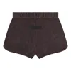Essentials (wmns) Fear Of God  Ss23 Terry Beach Short 'plum' In Purple