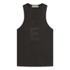Essentials (wmns) Fear Of God  Ss23 Waffle Tank 'off Black'