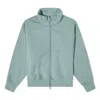 Essentials (wmns) Fear Of God  Ss24 Fullzip Jacket 'sycamore' In Blue