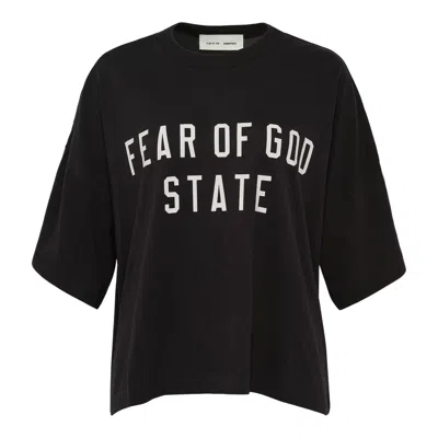 Essentials Women Boxy Fit Tee In Black