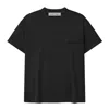 Essentials Embroidered-logo T-shirt In Gray