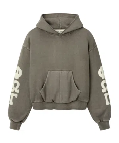 Essentials Womens 90s Fleece Hoodie Classic Fit In Gray