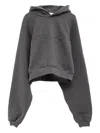 Essentials "womens 90`s Raglan" Hoodie In Gray