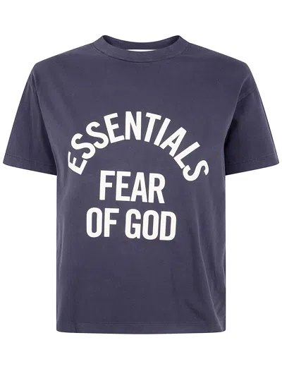 Essentials Women`s "campus Classic" Short Sleeve Tee In Blue