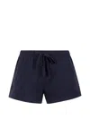 Essentials Drawstring-fastening Shorts In Black