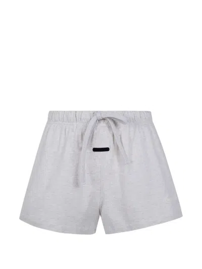 Essentials Womens "signature Running" Short In Gray