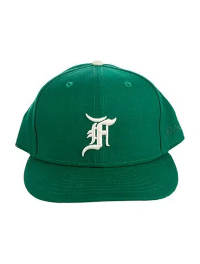 Pre-owned Essentials Wool Baseball Hat In Green