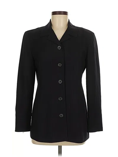 Pre-owned Essentials Wool Blazer Jacket In Black