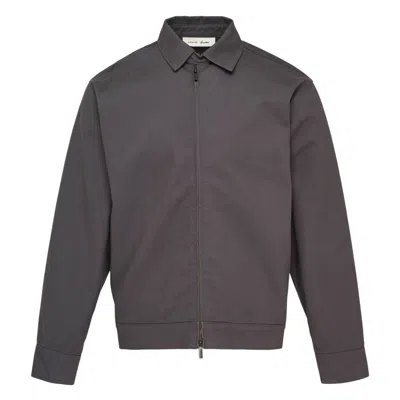 Essentials Work Blouson Jacket In Brown