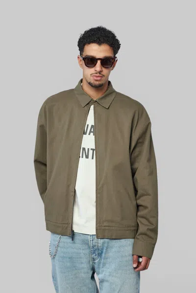 Essentials Work Jacket In Brown