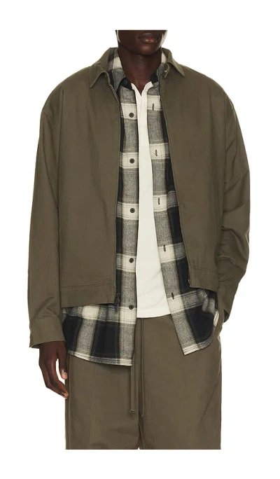 Essentials Work Jacket In Green