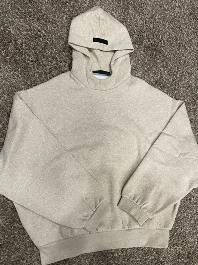 Pre-owned Essentials Hoodie Gold Heather Size Large In Heather Gold