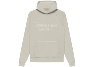 Pre-owned Essentials Hoodie Smoke Size Large In Grey