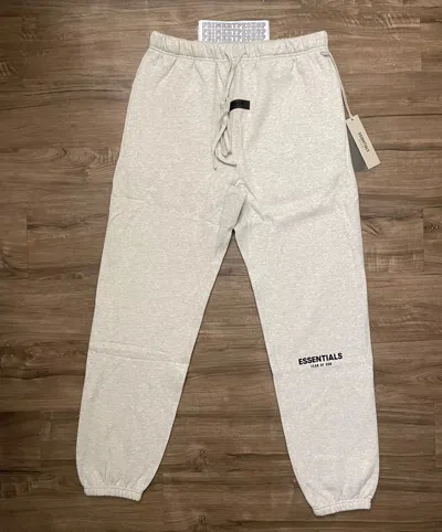 Pre-owned Essentials X Fear Of God Essentials Sweatpants Light Oatmeal 2022 Size S In Heather Oatmeal