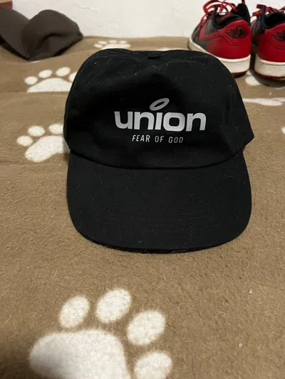 Pre-owned Essentials X Fear Of God Union 30 Year Panel Hat In Brown