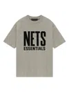 Essentials X Nba Brooklyn T-shirt In Gray