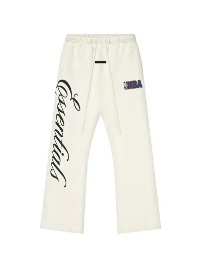 Essentials X Nba Flare Track Pants In Neutral