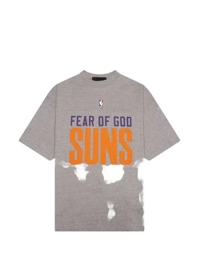 Essentials X Nba Suns 90s Teenba Print T-shirt In Gray