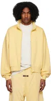 Essentials Yellow Full Zip Jacket In Light Tuscan