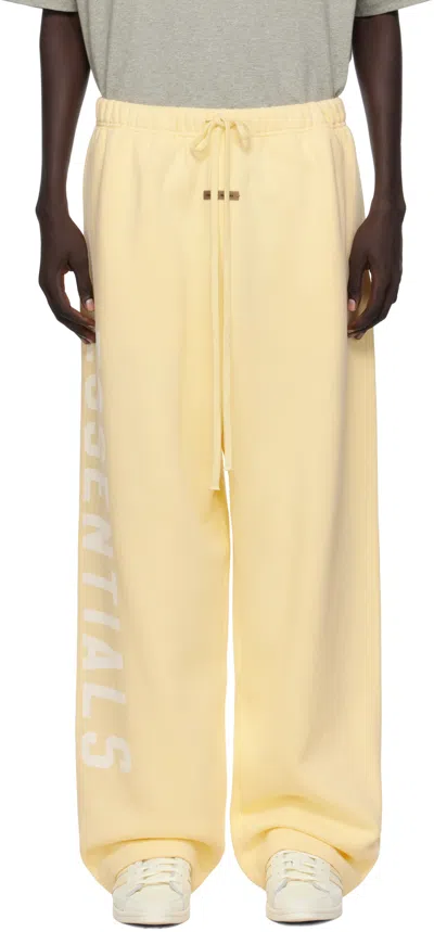 Essentials Yellow Lounge Fleece Sweatpants