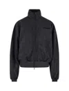 Essentials Zip Bomber Jacket In Black