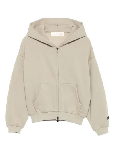 ESSENTIALS ESSENTIALS ZIP-FRONT HOODIE