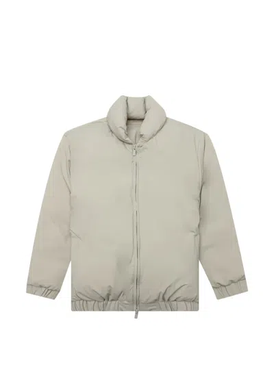 Essentials Kids' Zip Puffer Jacket In Neutral