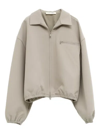 ESSENTIALS ZIP-UP COLLARED JACKET