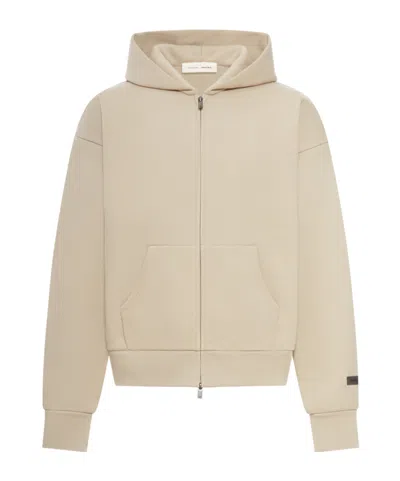 ESSENTIALS ZIP-UP FLEECE HOODIE