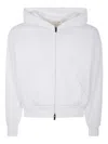 Essentials Logo Patch Hooded Sweatshirt In White