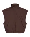 Essentials Zipper Vest In Multi