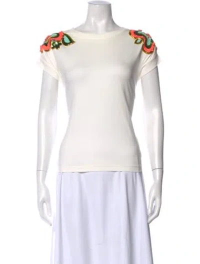 Pre-owned Essentiel Antwerp 2023 Printed T-shirt In White