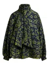 Essentiel Antwerp Abstract-pattern Blouse In Green