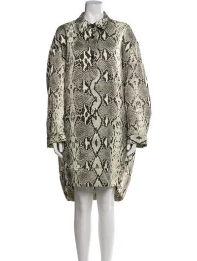 Pre-owned Essentiel Antwerp Animal Print Knee-length Dress W/ Tags In Multi