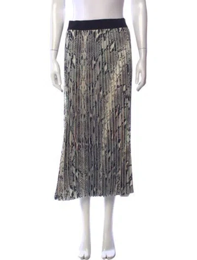 Pre-owned Essentiel Antwerp Animal Print Midi Length Skirt W/ Tags In Multicolor