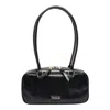 Essentiel Antwerp Izodiac Shiny Shoulder Bag In Black