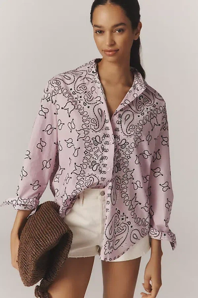 Essentiel Antwerp Bandana-printed Buttondown Shirt