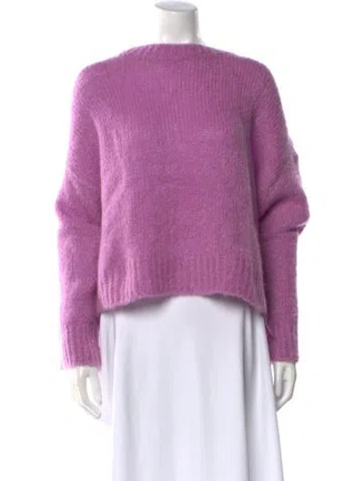 Pre-owned Essentiel Antwerp Bateau Neckline Sweater In Purple