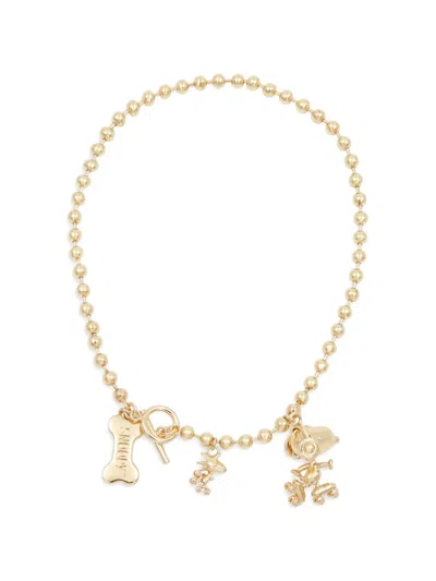 Essentiel Antwerp Beaded Pendants Necklace In Gold