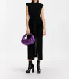 Essentiel Antwerp Black Egypian Midi Dress In Black